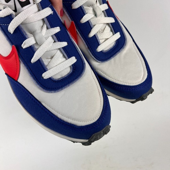 Nike Waffle Debut Swoosh mens size 10.5 phantom habanero red royal athletic shoe - Picture 9 of 11